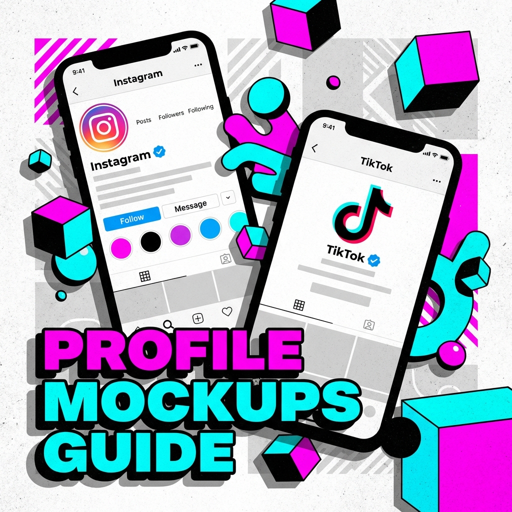 Create Realistic Profile Mockups for Instagram & TikTok